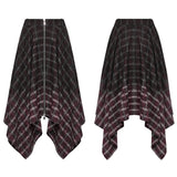 Punk vintage plaid skirt