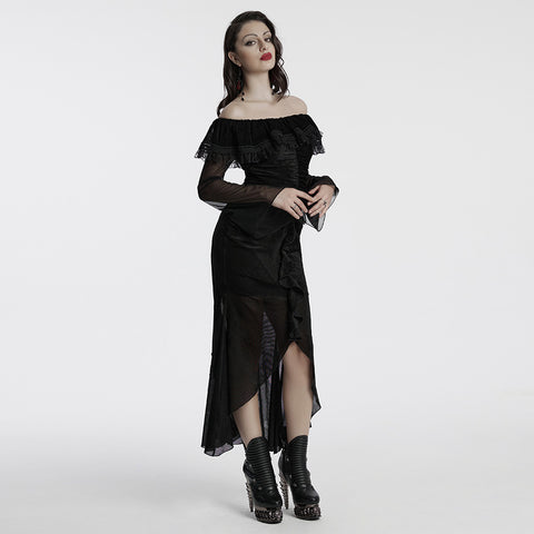 Sexy goth mesh dress