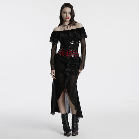 Sexy goth mesh dress