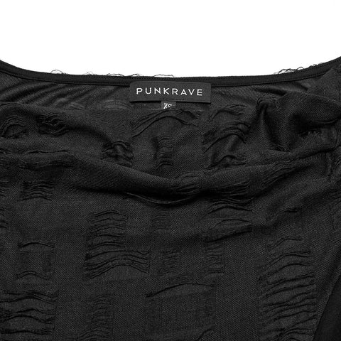 Punk swing collar dress