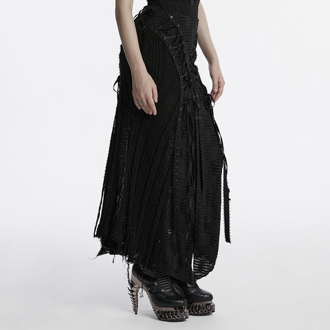 Decadent Gothic Woolen Skirt