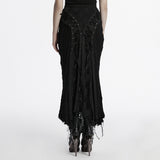 Decadent Gothic Woolen Skirt