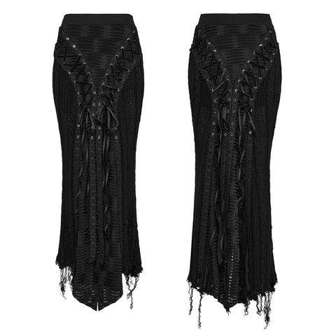 Decadent Gothic Woolen Skirt