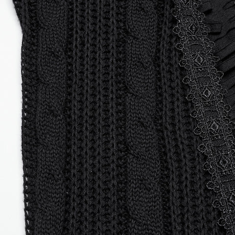 Decadent Gothic Woolen Skirt