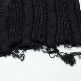Decadent Gothic Woolen Skirt
