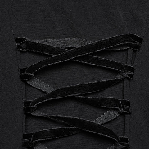 Goth Irregular Splicing Dress