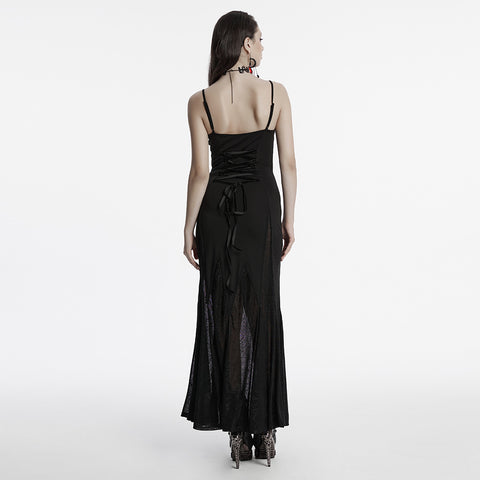 Goth Irregular Splicing Dress