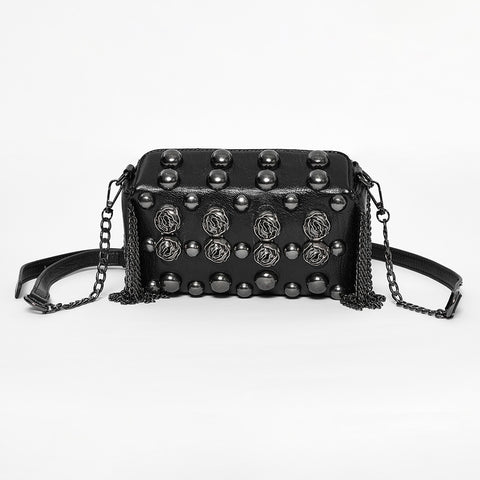 Goth Rose Rivet Bag