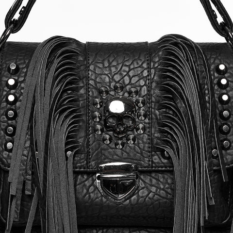 Punk Skull Tassel Bag