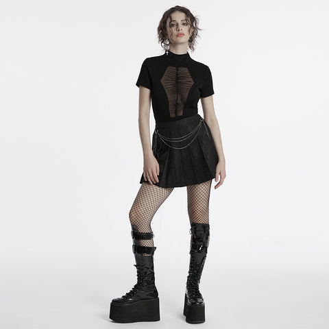 Gothic perspective coffin T-shirt