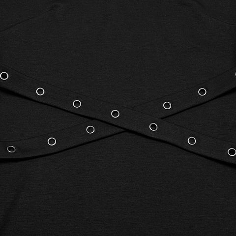 Goth Off-shoulder T-shirt
