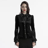Goth gradient printed shirt