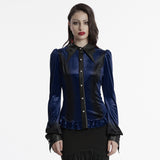Goth gradient printed shirt