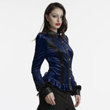 Goth gradient printed shirt