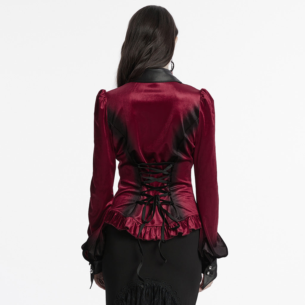 Goth gradient printed shirt– Punkravestore