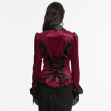 Goth gradient printed shirt