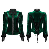 Goth gradient printed shirt