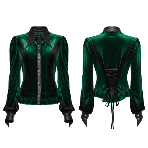 Goth gradient printed shirt