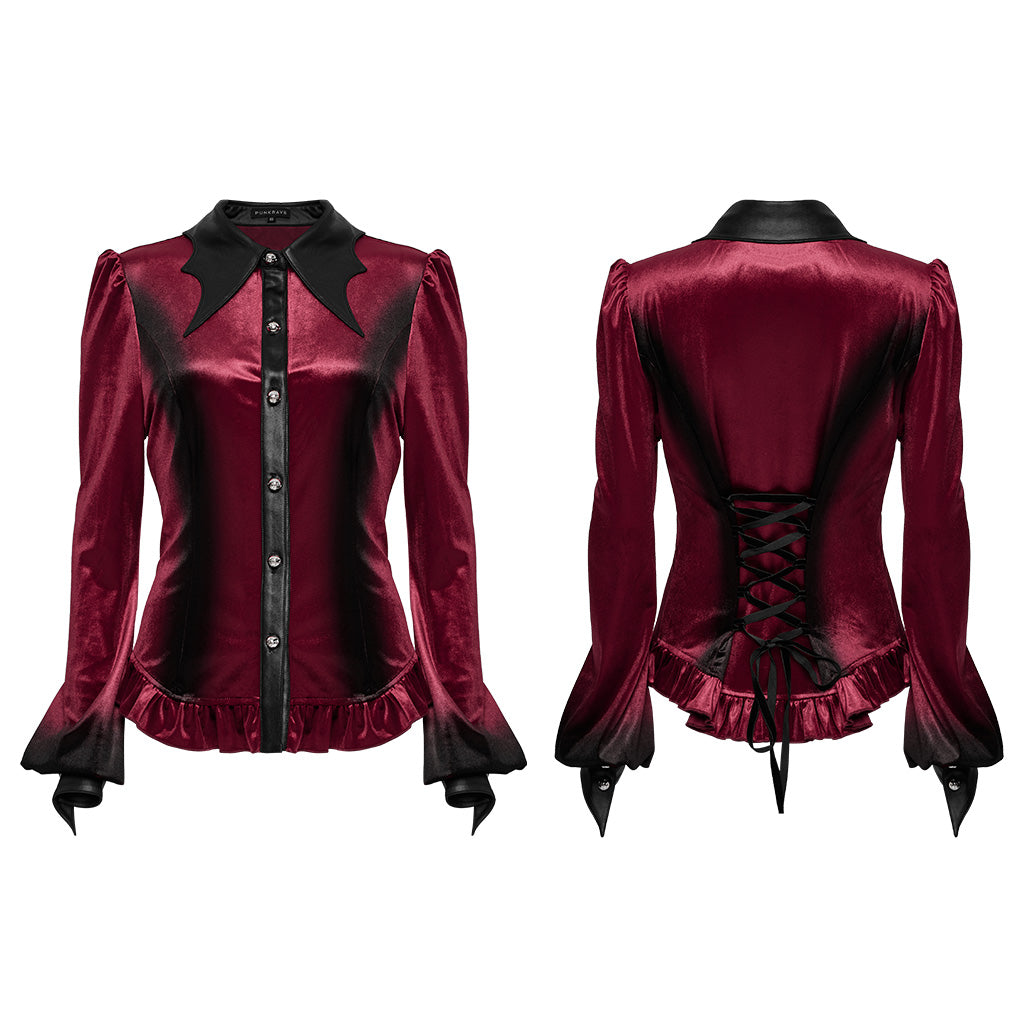 Goth gradient printed shirt– Punkravestore
