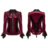 Goth gradient printed shirt