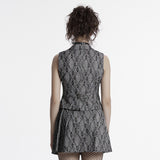 Goth Academy style lapel vest