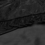 Goth Academy style lapel vest