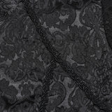 Goth lantern sleeve jacquard shirt