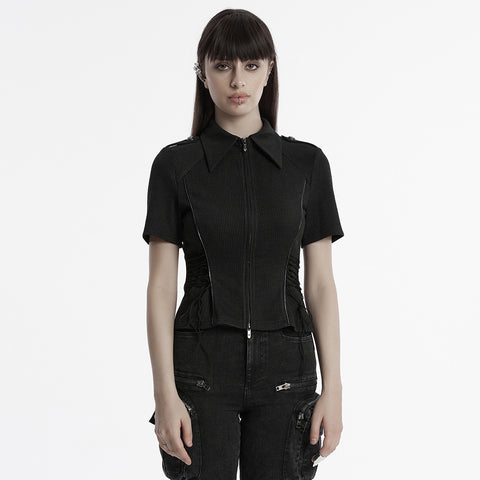 Punk military style shirt