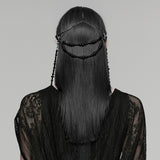 Goth Cross Priest tassel headwear