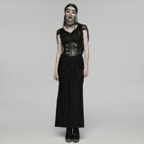 Goth Cross Priest tassel headwear