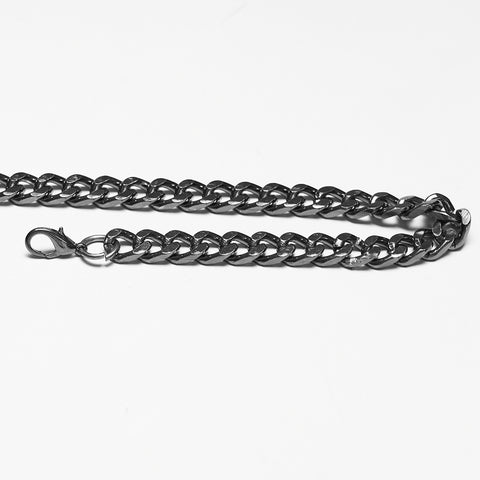 Punk metal blade waist chain