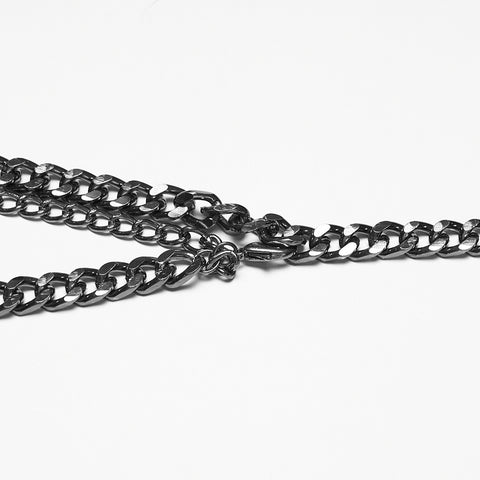 Punk metal blade waist chain