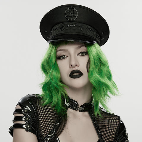 Punk Dark Military Hat