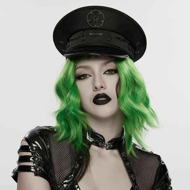 Punk Dark Military Hat