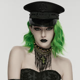 Punk Dark Military Hat