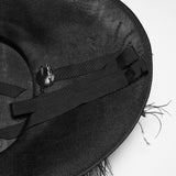 Goth retro tea party hat
