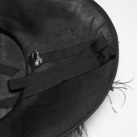 Goth retro tea party hat
