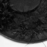 Goth retro tea party hat