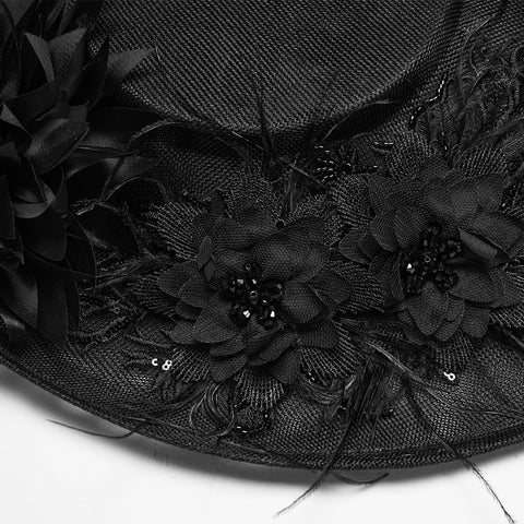 Goth retro tea party hat