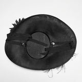 Goth retro tea party hat