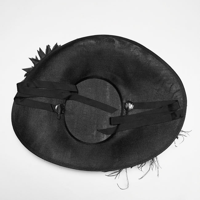 Goth retro tea party hat