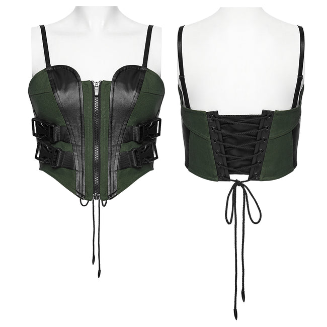 Cyberpunk future warrior corset
