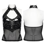 Punk structured hollow vest