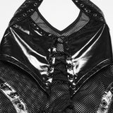 Punk structured hollow vest