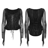 Goth embroidery T-shirt