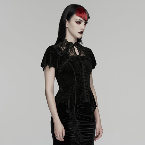 Goth Gorgeous Rose Top