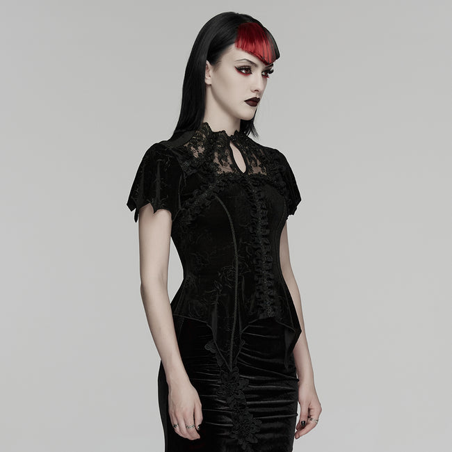 Goth Gorgeous Rose Top