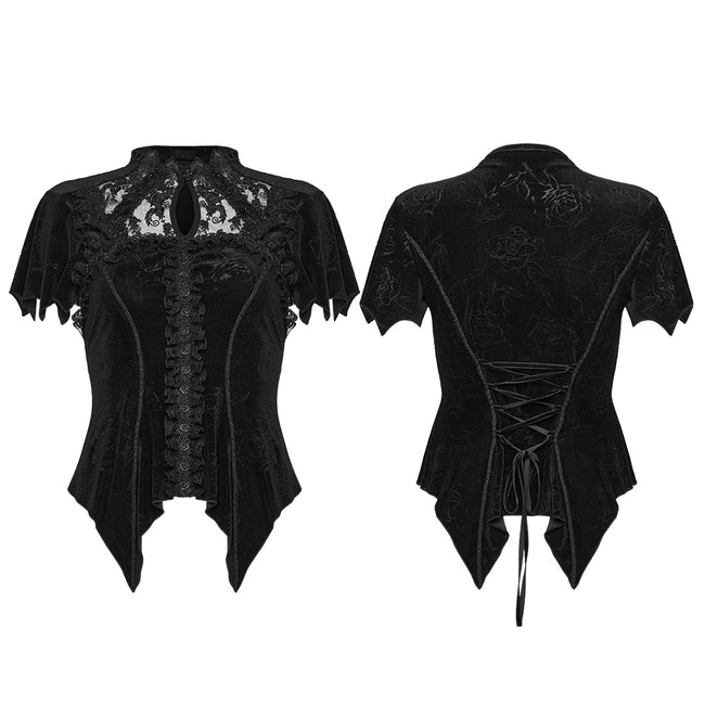 Goth Gorgeous Rose Top