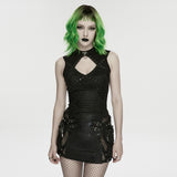 Punk hollow studed vest