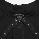 Punk hollow studed vest